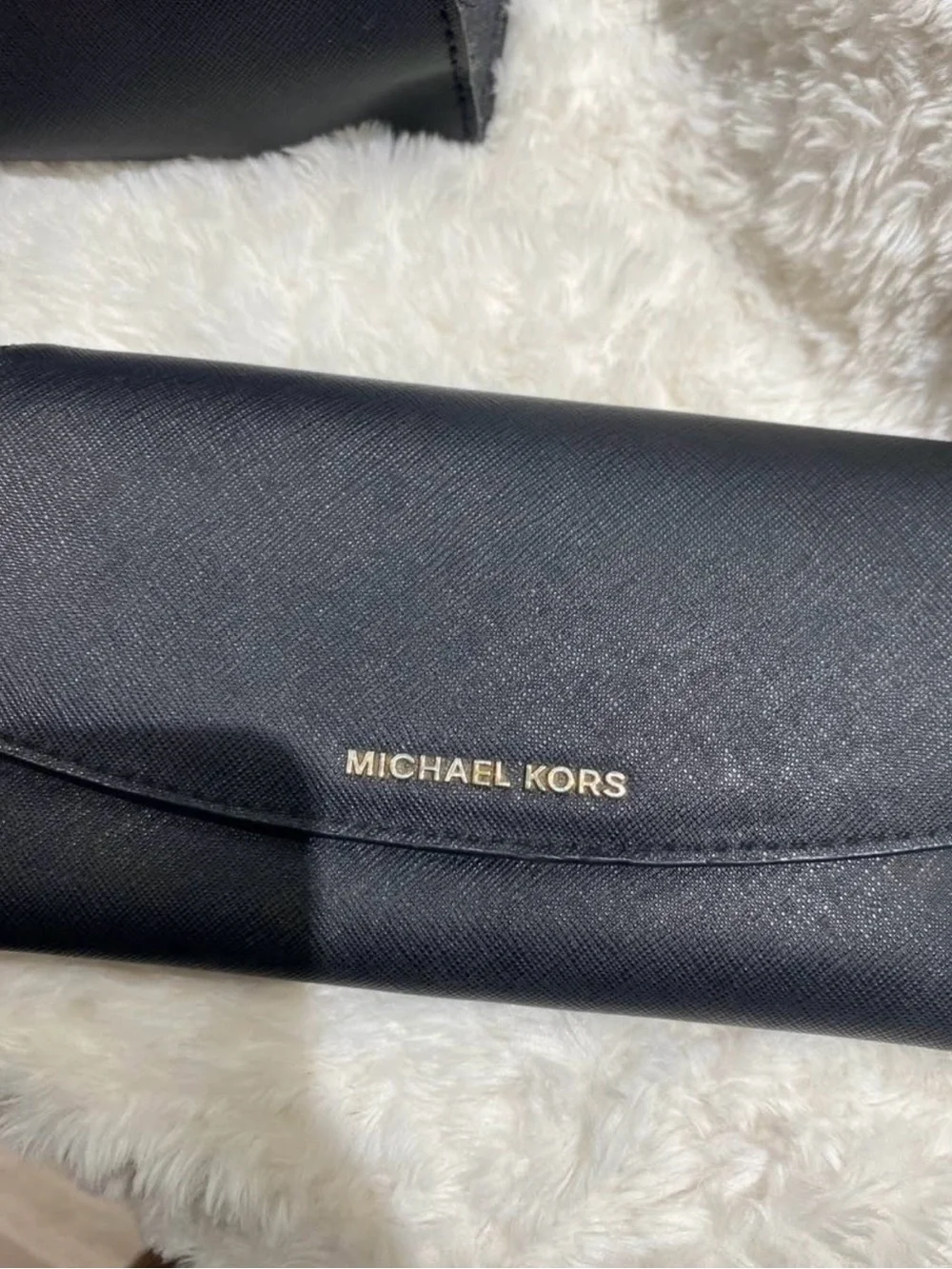 Michael Kors Black Saffiano Leather Hamilton Bag With matching wallet - Picture 4 of 7